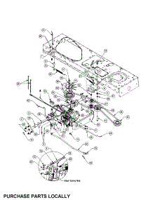 Drive System parts for Cub Cadet Front-Engine Lawn Tractor SERIES 1500 from AppliancePartsPros.com