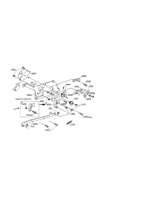 Motor Bracket / Zig Zag Rod parts for Singer Electronic Sewing Machine SES1000 from AppliancePartsPros.com