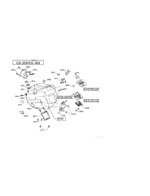 Control Panel Ce-250 / Ce-350 parts for Singer Electronic Sewing Machine SES1000 from AppliancePartsPros.com