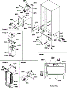 Drain System, Rollers, And Evaporator Assy parts for Amana Side-By-Side Refrigerator SG19SL-P1193702WL from AppliancePartsPros.com