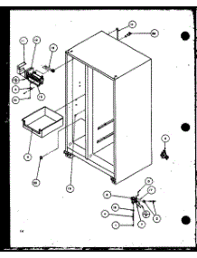 Factory Installed Ice Maker (Szi20mw / P1120101ww) (Szi20ml / P1120101wl) parts for Amana Side-By-Side Refrigerator SG22MBW-P1153502WW from AppliancePartsPros.com