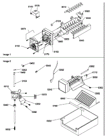 Ice Maker Parts And Add On Ice Maker Kit parts for Amana Side-By-Side Refrigerator SG521SBW-P1197002WW from AppliancePartsPros.com