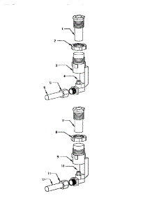 Jet Holder Assembly Detail parts for Thermador Gas Cooktop SGCS355RS from AppliancePartsPros.com