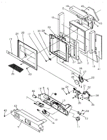 Ice And Water Cavity parts for Amana Side-By-Side Refrigerator SGD521SBW-P1197101WW from AppliancePartsPros.com