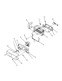 Ice Maker parts for Amana Side-By-Side Refrigerator SGD521SBW-P1197101WW from AppliancePartsPros.com