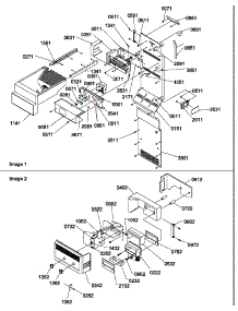 Ice Maker / Control Assy parts for Amana Side-By-Side Refrigerator SGD521SW-P1197103WW from AppliancePartsPros.com