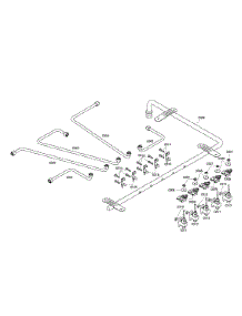 Valves / Manifold parts for Thermador Gas Cooktop SGS305FS/01 from AppliancePartsPros.com