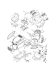 Body parts for Snapper Front-Engine Lawn Tractor SGT27540D (2690667) from AppliancePartsPros.com