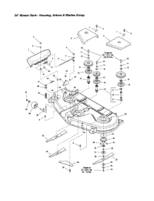 Housing / Arbors / Blades parts for Snapper Front-Engine Lawn Tractor SGT27540D (2690667) from AppliancePartsPros.com
