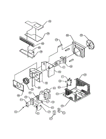 Chassis parts for Friedrich Room Air Conditioner SH15L30-A from AppliancePartsPros.com