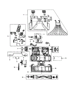 Motor Assy parts for Hoover Canister Vacuum SH40055 from AppliancePartsPros.com