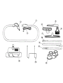Tools parts for Hoover Central Vacuum SH80005CA from AppliancePartsPros.com