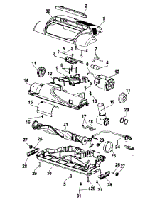 Power Nozzle parts for Hoover Central Vacuum SH80015COM from AppliancePartsPros.com