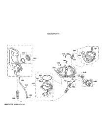 Water Inlet / Sump / Heat Pump parts for Bosch Dishwasher SHE863WF5N/10 from AppliancePartsPros.com