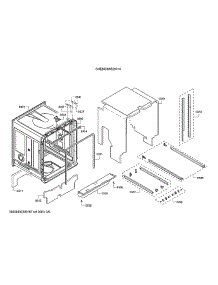 Tub / Trim parts for Bosch Dishwasher SHEM63W52N/10 from AppliancePartsPros.com