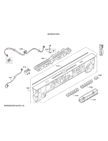 Facia Panel / Controller Unit parts for Bosch Dishwasher SHP865WD5N/01 from AppliancePartsPros.com