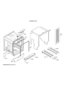 Tub / Trim parts for Bosch Dishwasher SHP865WD5N/01 from AppliancePartsPros.com