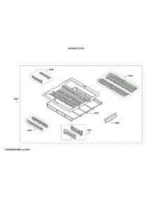 Cutlery Drawer parts for Bosch Dishwasher SHP865ZD5N/01 from AppliancePartsPros.com