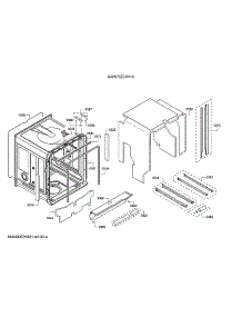 Tub / Trim parts for Bosch Dishwasher SHP878ZD5N/18 from AppliancePartsPros.com
