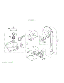 Container / Ventilation Duct / Fan parts for Bosch Dishwasher SHP878ZD5N/18 from AppliancePartsPros.com
