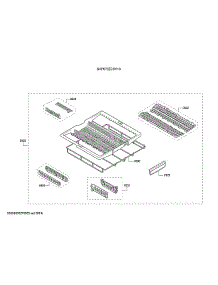 Cutlery Drawer / Flip Trays parts for Bosch Dishwasher SHP878ZD5N/18 from AppliancePartsPros.com