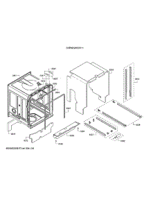 Tub / Trim parts for Bosch Dishwasher SHPM65W55N/11 from AppliancePartsPros.com