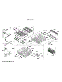Spray Arms / Racks parts for Bosch Dishwasher SHPM65W55N/11 from AppliancePartsPros.com