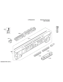 Facia Panel / Operating Module parts for Bosch Dishwasher SHPM65Z55N/01 from AppliancePartsPros.com