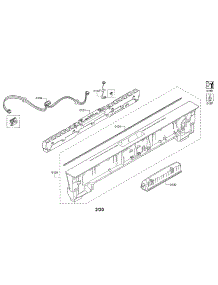 Facia Panel / Operating Module parts for Bosch Dishwasher SHPM78W55N/10 from AppliancePartsPros.com