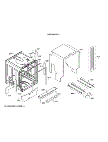Tub / Trim parts for Bosch Dishwasher SHPM78W55N/11 from AppliancePartsPros.com