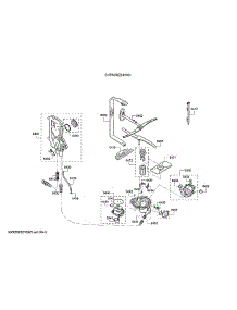 Water Inlet / Spray Arms / Heat Pump parts for Bosch Dishwasher SHPM78Z54N/01 from AppliancePartsPros.com