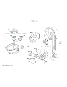 Zeolite Container / Ventilation Duct / Fan parts for Bosch Dishwasher SHPM78Z54N/01 from AppliancePartsPros.com