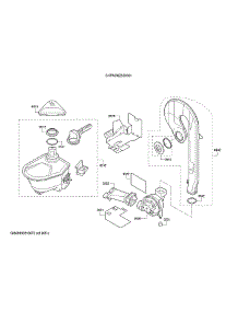 Container / Ventilation Duct parts for Bosch Dishwasher SHPM78Z55N/01 from AppliancePartsPros.com