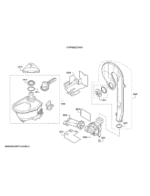 Ventilation Duct / Zeolite Container parts for Bosch Dishwasher SHPM88Z75N/01 from AppliancePartsPros.com