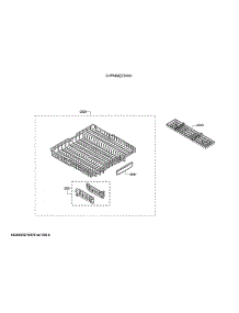 Cutlery Drawer parts for Bosch Dishwasher SHPM88Z75N/01 from AppliancePartsPros.com