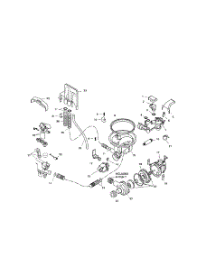 Component Assemblies parts for Bosch Dishwasher SHU3135UC/12 (FD 8105) from AppliancePartsPros.com