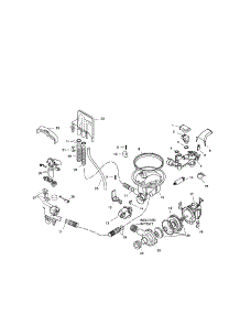 Component Assemblies parts for Bosch Dishwasher SHU3136UC/12 (FD 8105) from AppliancePartsPros.com