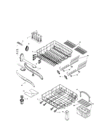 Racks parts for Bosch Dishwasher SHU4302UC/06 (FD 7705-7912) from AppliancePartsPros.com