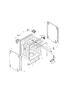 Tank Assembly parts for Bosch Dishwasher SHU4302UC/12 (FD 8003) from AppliancePartsPros.com