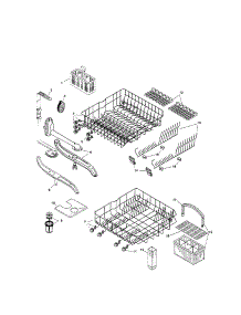 Racks parts for Bosch Dishwasher SHU4302UC/12 (FD 8003) from AppliancePartsPros.com