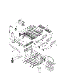 Racks parts for Bosch Dishwasher SHU4312UC/12 (FD 8003) from AppliancePartsPros.com