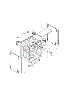 Tank Assembly parts for Bosch Dishwasher SHU5304UC/06 (FD 7705-7912) from AppliancePartsPros.com