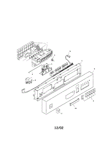 Fascia Panel parts for Bosch Dishwasher SHU5316UC/12 from AppliancePartsPros.com
