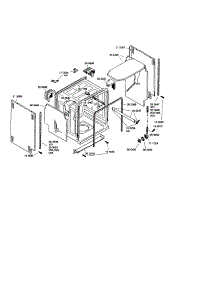 Tank Assembly parts for Bosch Dishwasher SHU66C05UC/14 (FD8211) from AppliancePartsPros.com