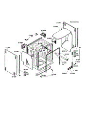 Tank Assembly parts for Bosch Dishwasher SHU66C07UC/14 (FD8211) from AppliancePartsPros.com