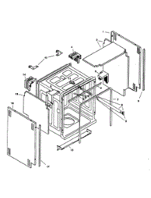 Tank Assy parts for Bosch Dishwasher SHU6805UC/11 from AppliancePartsPros.com