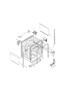 Tank Assembly parts for Bosch Dishwasher SHU8805UC/12 (FD 8105) from AppliancePartsPros.com