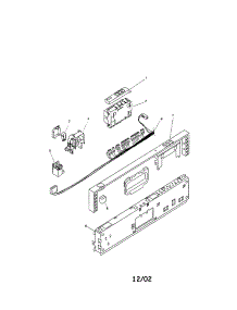 Fascia Panel parts for Bosch Dishwasher SHU8812UC/12 (FD 8105) from AppliancePartsPros.com