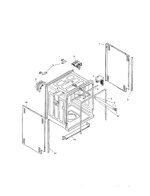 Tank Assembly parts for Bosch Dishwasher SHU9902UC/06 (FD 7905-7912) from AppliancePartsPros.com