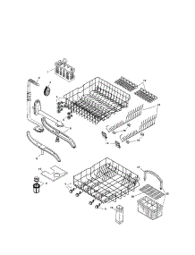 Racks parts for Bosch Dishwasher SHU9912UC/11 (FD 8002-8003) from AppliancePartsPros.com